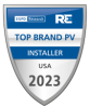 Top Brand PV Installer 2023 award